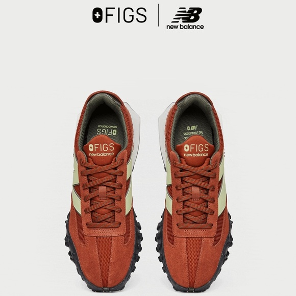 Figs New Balance Red and Green Sneakers - Picture 12 of 12